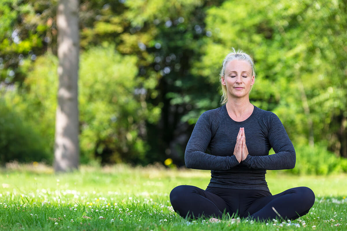 yoga outside