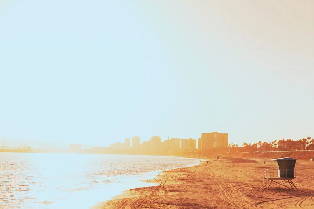 coast of Long Beach, CA